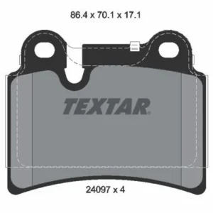 TEXTAR - BRAKE PAD SET (REAR) FOR VOLKSWAGEN TOURAEG - 2409701